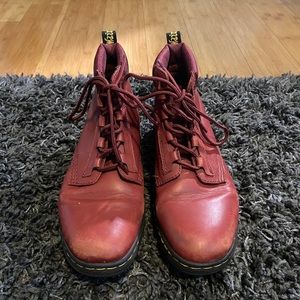 Maroon Doc Martens